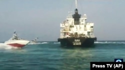 Iranian naval troops frequently interdict smaller vessels in the Persian Gulf and Strait of Hormuz for alleged smuggling of fuel.