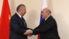 Кубатбек Боронов Орусиянын премьер-министри Михаил Мишустин менен жолугушуу учурунда. Минск. Беларус. 