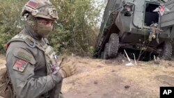 Орусиялык аскер. Иллюстрациялык сүрөт.