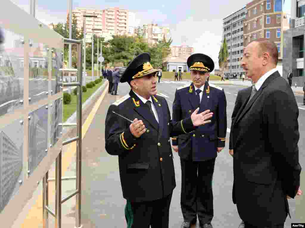 Aliyev opens a new administrative building dedicated to the country's Anticorruption Department on September 30. Azerbaijan is regularly ranked one of the world's most corrupt countries, on a par with Nigeria and Pakistan.