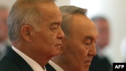 Ислам Каримов и Нурсултан Назарбаев. 