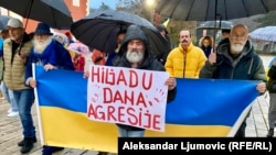 Sa Cetinja podrška Ukrajini povodom hiljadu dana ruske agresije 