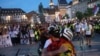 Doček studenata biciklista iz Srbije u Strazburu, 15. aprila 2025.