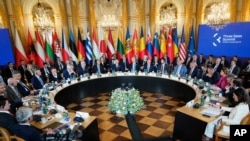 Удзельнікі саміту Трымор’я ў Варшаве. 29 красавіка 2025