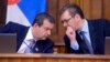 Ivica Dačić (L) i Aleksandar Vučić
