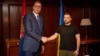Президенти України і Сербії під час зустрічі в Афінах