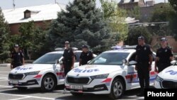Armenia - The first division of the Patrol Service is inaugurated in Yerevan, July 8, 2021.