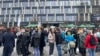 Protest profesora u Novom Sadu zbog umanjenja plata na fakultetima u blokadi, 28. marta 2025.