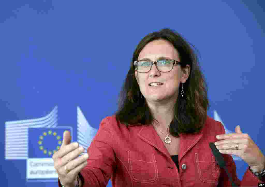 Cecilia Malmstrom, Sweden, EU trade: She faces the difficult task of ensuring that the EU and the U.S. strike a new free-trade agreement that has been criticized by many, especially after the NSA spying scandal. 