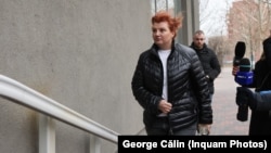 Ioana Băsescu ajunge la sediul DIICOT pentru a fi audiată în Dosarul Nordis, în București, 3 februarie 2025.