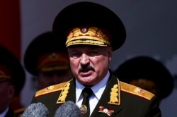 Belarusian President Alyaksandr Lukashenka (file photo)