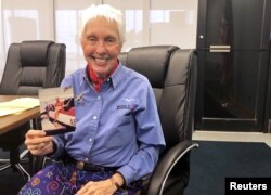 Wally Funk își va îndeplini visul de o viață săptămâna viitoare, când i se va alătura lui Bezos în spațiu.