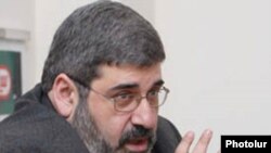 Giro Manoyan, the head of Armenia's Revolutionary Federation opposition party