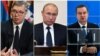 Aleksandar Vučić, Vladimir Putin, Ivica Dačić. 