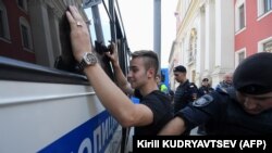 Задержание участников акции оппозиции в центре Москвы, 27 июля 2019 года