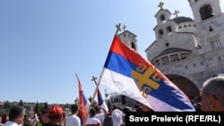 Sa Trojičindanskog sabora u Podgorici