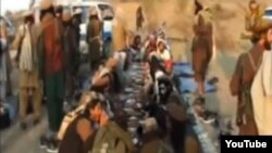 A screen grab from the YouTube video by Taliban faction Tehrek-e Taliban Pakistan (TTP) around the April 15 prison break in Bannu, northwestern Pakistan.