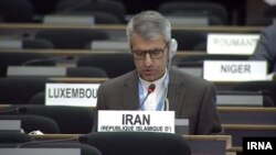Esmaeil Baghaei Hamaneh, Iran's ambassador in Geneva (file photo)