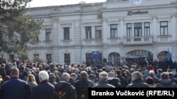 Štrajk radnika kragujevačke fabrike oružja krajem januara 2018.