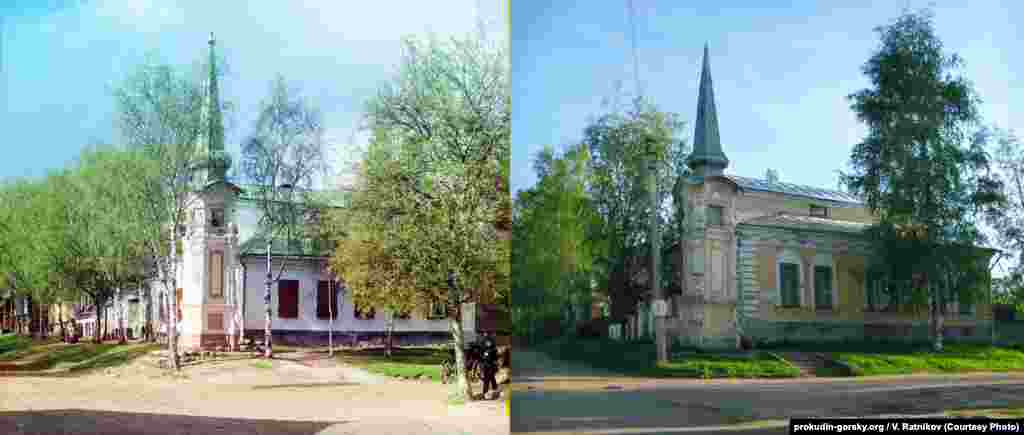 Ulica u Ostaškovu, Rusija, 1910/2010.