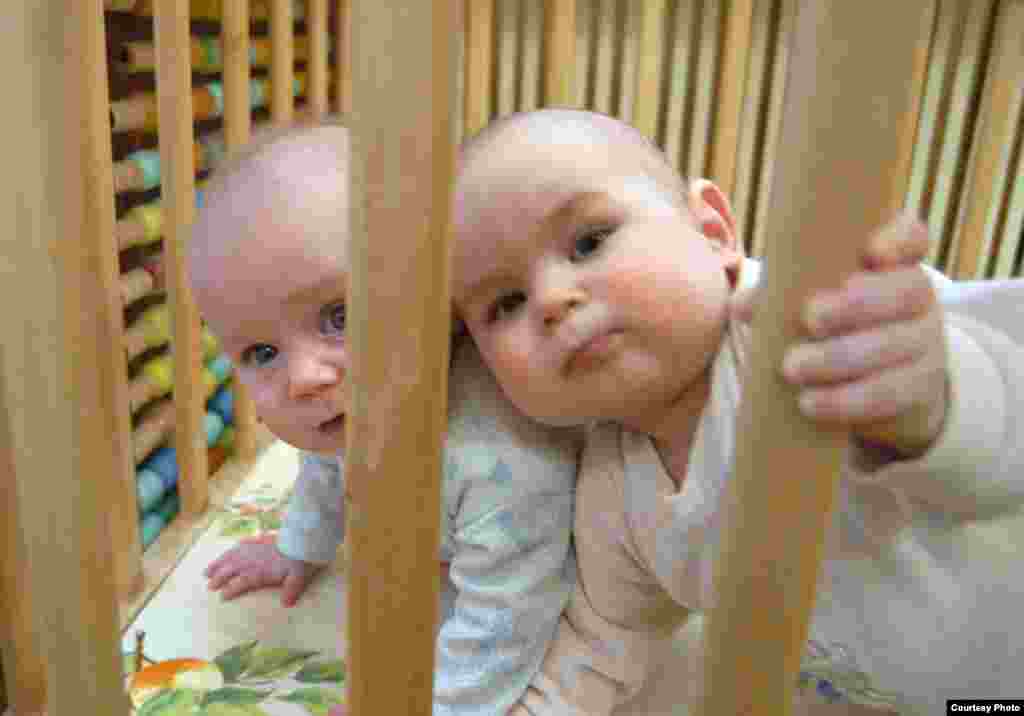 These babies, at a special facility for HIV-positive children in 2005, remained with their families but were put into special, segregated care during the day.