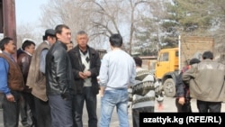 Митинг водителей грузовиков, Бишкек, 25 марта 2013 года.
