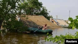 Нова Каховка під час затоплення, червень 2023 рік