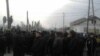 Жители села Бурыл Жамбылской области, собравшиеся на сход после чрезвычайного инцидента. 17 февраля 2016 года. 