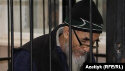 Azimjan Askarov in court in Bishkek in January 2017.