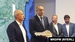 Георги Терзийски по време на церемония за Електронната система за събиране на пътни такси през 2019 г. Снимка: МРРБ