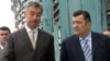 Milo Đukanović i Duško Knežević 2010. godine obilaze gradilište Atlas capital centra.