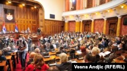 Poslanici na jednoj od sesija Skupštine Srbije, arhivska fotografija