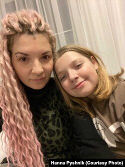 Ганна Пишник з дочкою Кірою
