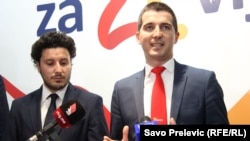 Dritan Abazović i Aleksa Bečić.