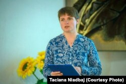 Тацяна Нядбай, старшыня Беларускага ПЭН-Цэнтру