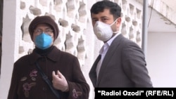 While the government has said there are no coronavirus cases in Tajikistan, some Tajiks have chosen to wear masks to protect themselves.