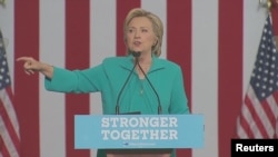 U.S. Democratic presidential candidate Hillary Clinton said she had "grave" concern that Russia may be interfering in the U.S. election.