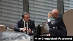 ირაკლი ღარიბაშვილი, შარლ მიშელი. 