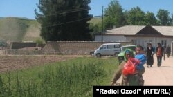 Аксе аз бойгонӣ. Як деҳаи ноҳияи Ҷайҳун.