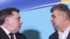 Crin Antonescu, un candidat-cheie pentru Marcel Ciolacu, președintele PSD (dreapta).