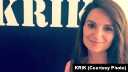 Dragana Pećo, novinarka KRIK-a, kojoj je obijen stan