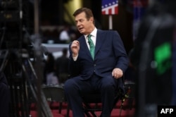 Пол Манафорт на посту руководителя избирательного штаба Дональда Трампа. 17 июля 2017 года.