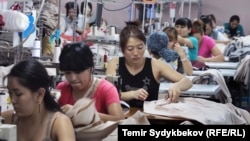 Garment-industry workers in Kyrgyzstan