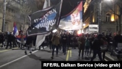 Nekoliko dana ranije protest je održan u Beogradu (27. decembar)