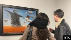 Кадър от изложбата на Текла Алексиева