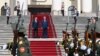 Кыргызстандын президенти Садыр Жапаров менен Тажикстандын мамлекет башчысы Эмомали Рахмон. Дүйшөмбү шаары, 29-июнь, 2021-жыл 