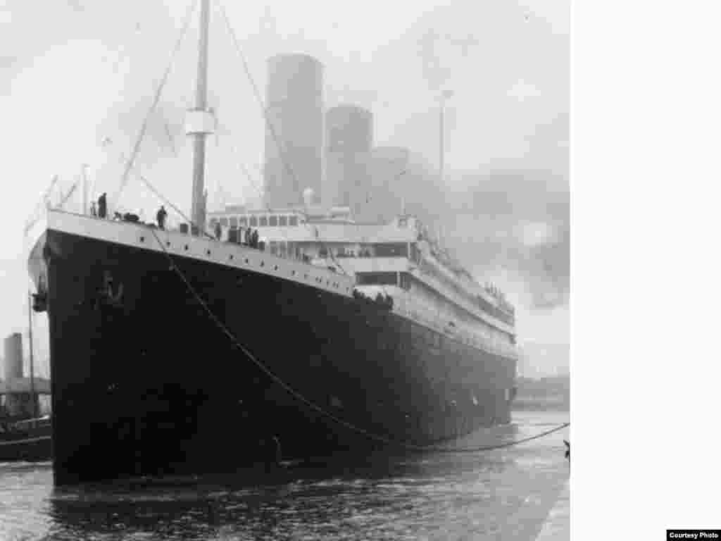 More than 1,500 of the 2,224 people aboard died when the "Titanic" sank in the North Atlantic after hitting an iceberg. An insufficient number of lifeboats meant that only one-third of the passengers could be accommodated.