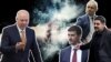 Колаж със снимки на премиера Росен Желязков и лидерите на „Възраждане“, МЕЧ и „Величие“ – Костадин Костадинов, Радостин Василев и Ивелин Михайлов.