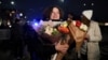 Былую палітзьняволеную Паліну Шарэнду-Панасюк сустрэлі ў Вільні. ФОТА, ВІДЭА