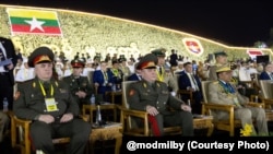 Віктар Хрэнін на парадзе ў М'янме, 27 сакавіка 2025